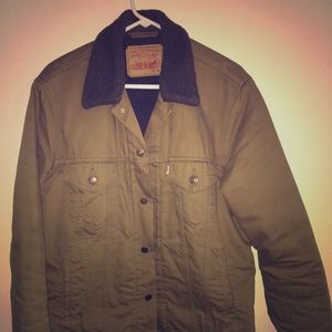 Levi’s Men’s Medium Canvas Sherpa Jacket